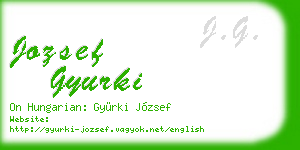 jozsef gyurki business card